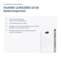 Inversor Huawei 10KW + Huawei LUNA 2000-10-S0