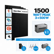 Anker SOLIX Solarbank 2 E1600 Pro Balkonkraftwerk Speicher mit 500W Solarmodul Komplettset