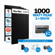 Anker SOLIX Solarbank 2 E1600 AC Balkonkraftwerk Speicher mit 500W Solarmodul Komplettset