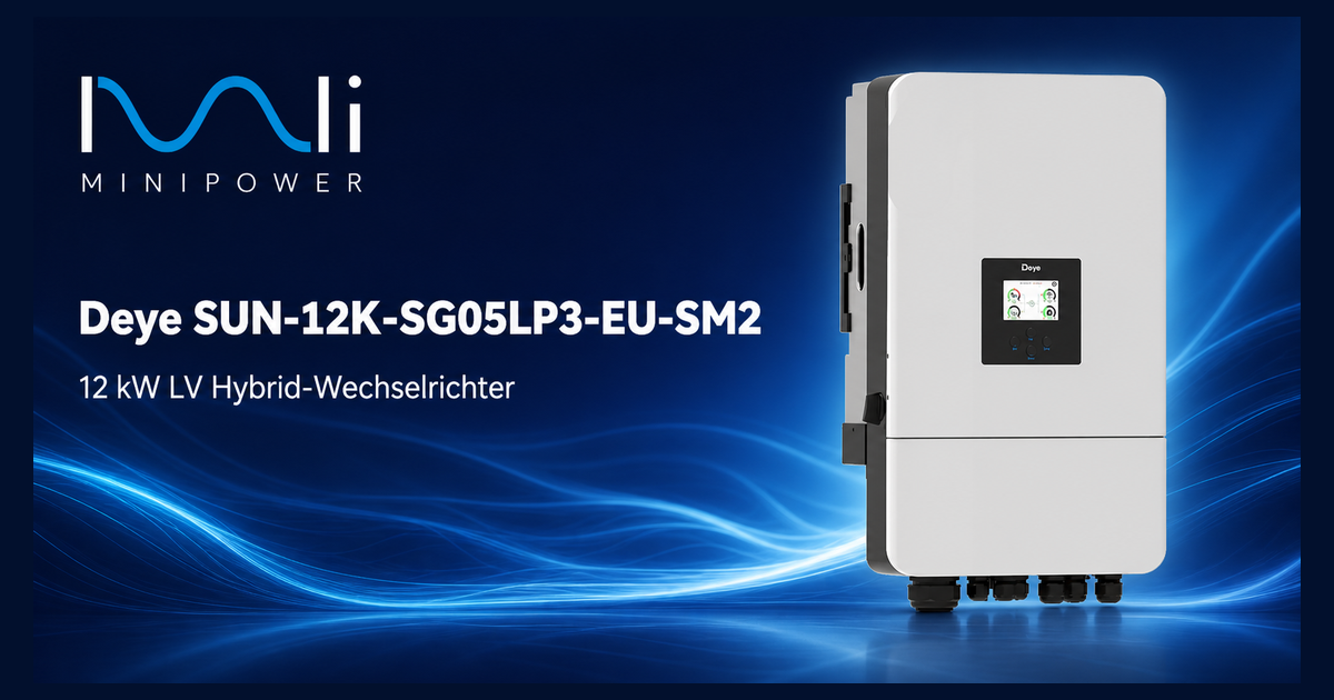 Deye SUN-12K-SG05LP3-EU-SM2 12 kW – Mini Power Social Image