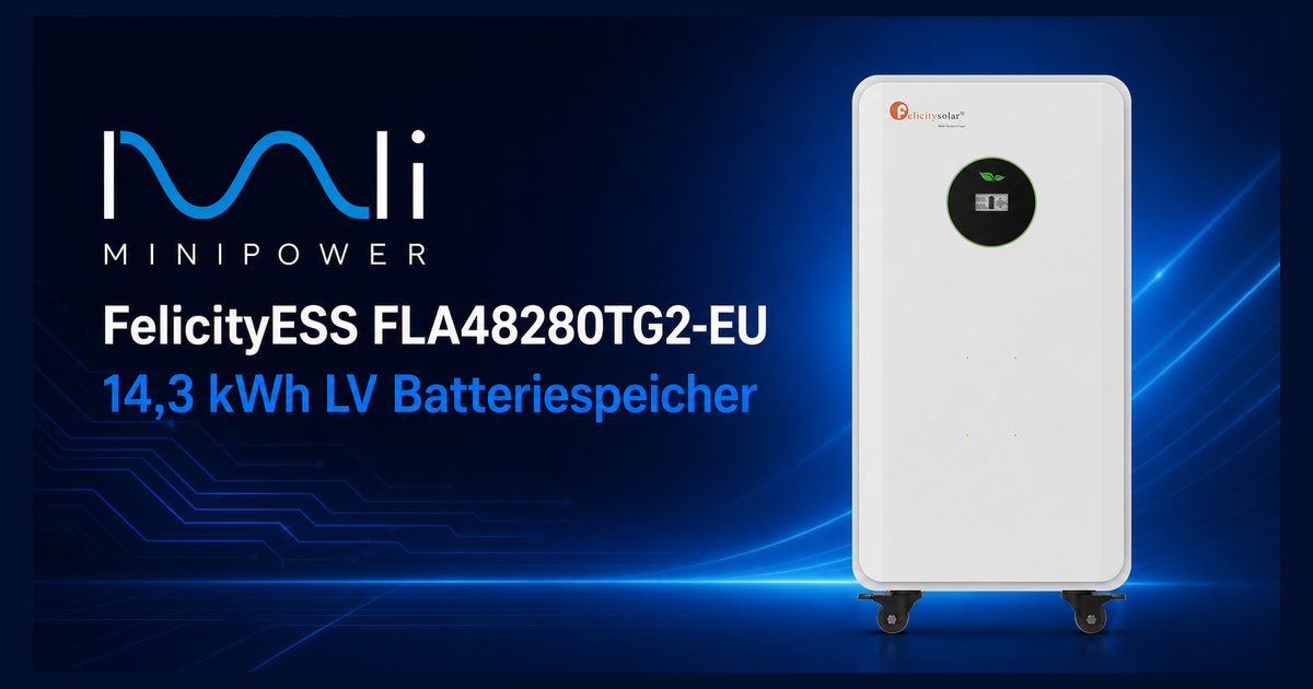 FelicityESS FLA48280TG2-EU 14,3 kWh LV Batteriespeicher – Mini Power Social Image