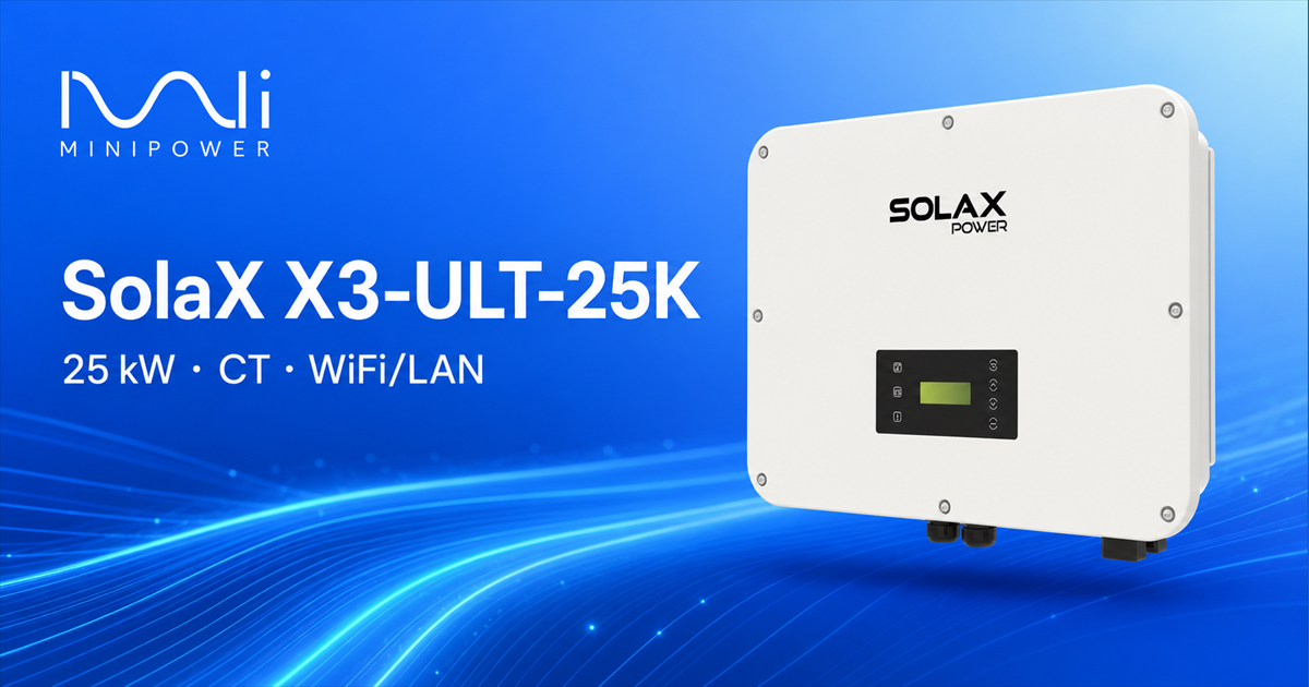 SolaX X3-ULT-25K Hybrid Inverter | Mini Power