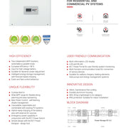 RCT Power Storage DC 8.0 Herstellerübersicht mit Produktvorteilen und Systemdiagramm