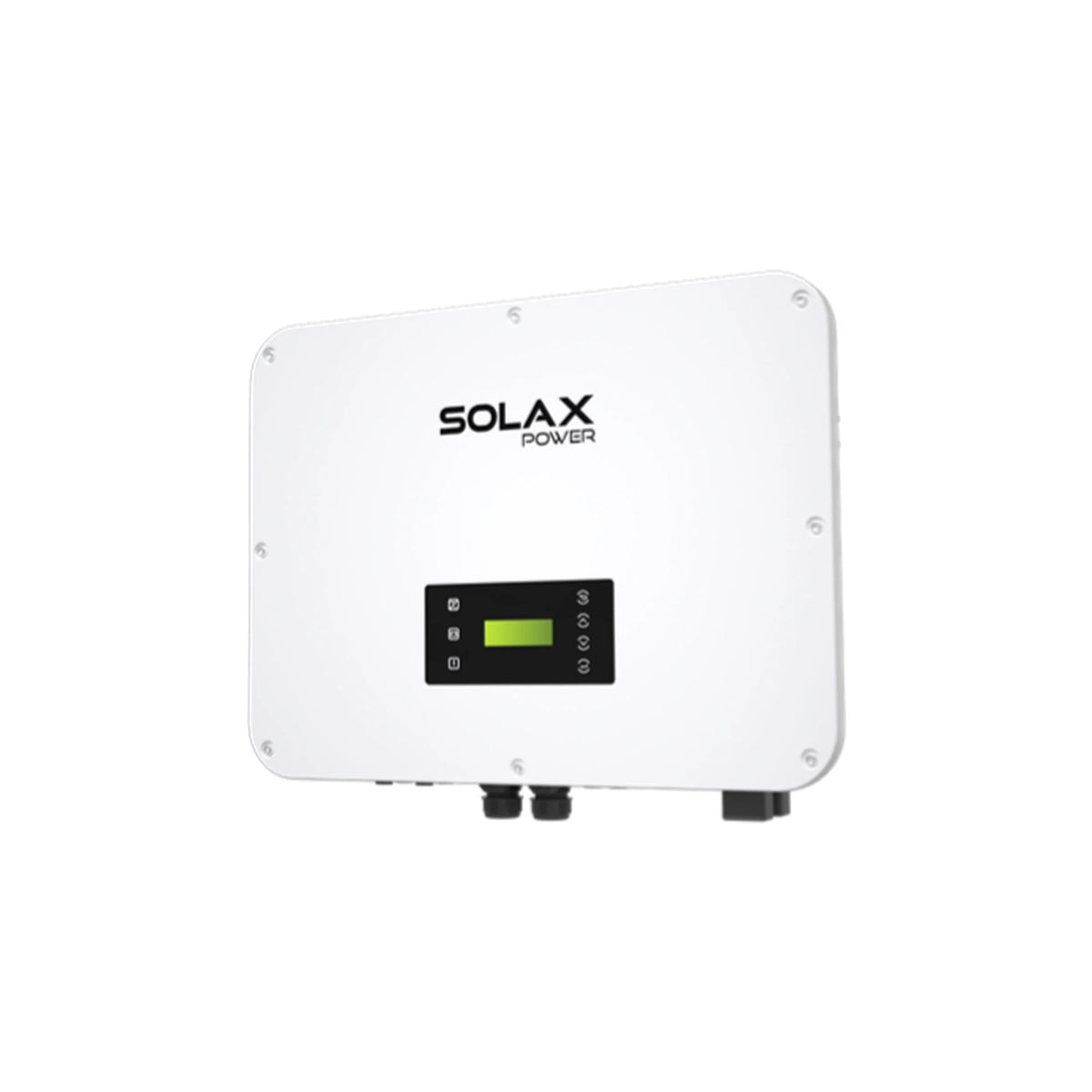 SolaX X3-ULT-20K Hybrid-Wechselrichter in linker Perspektivansicht