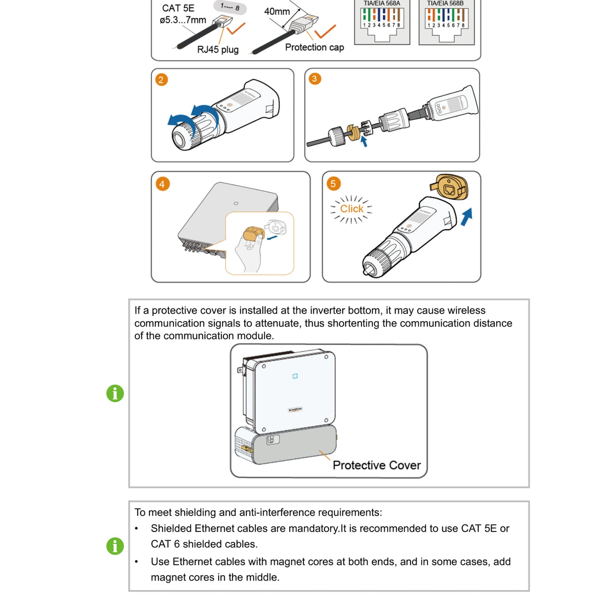 LAN-Installation des Sungrow WiNet-S2 Kommunikationsmoduls