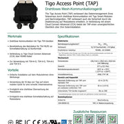 Datenblattübersicht des Tigo TAP Access Point