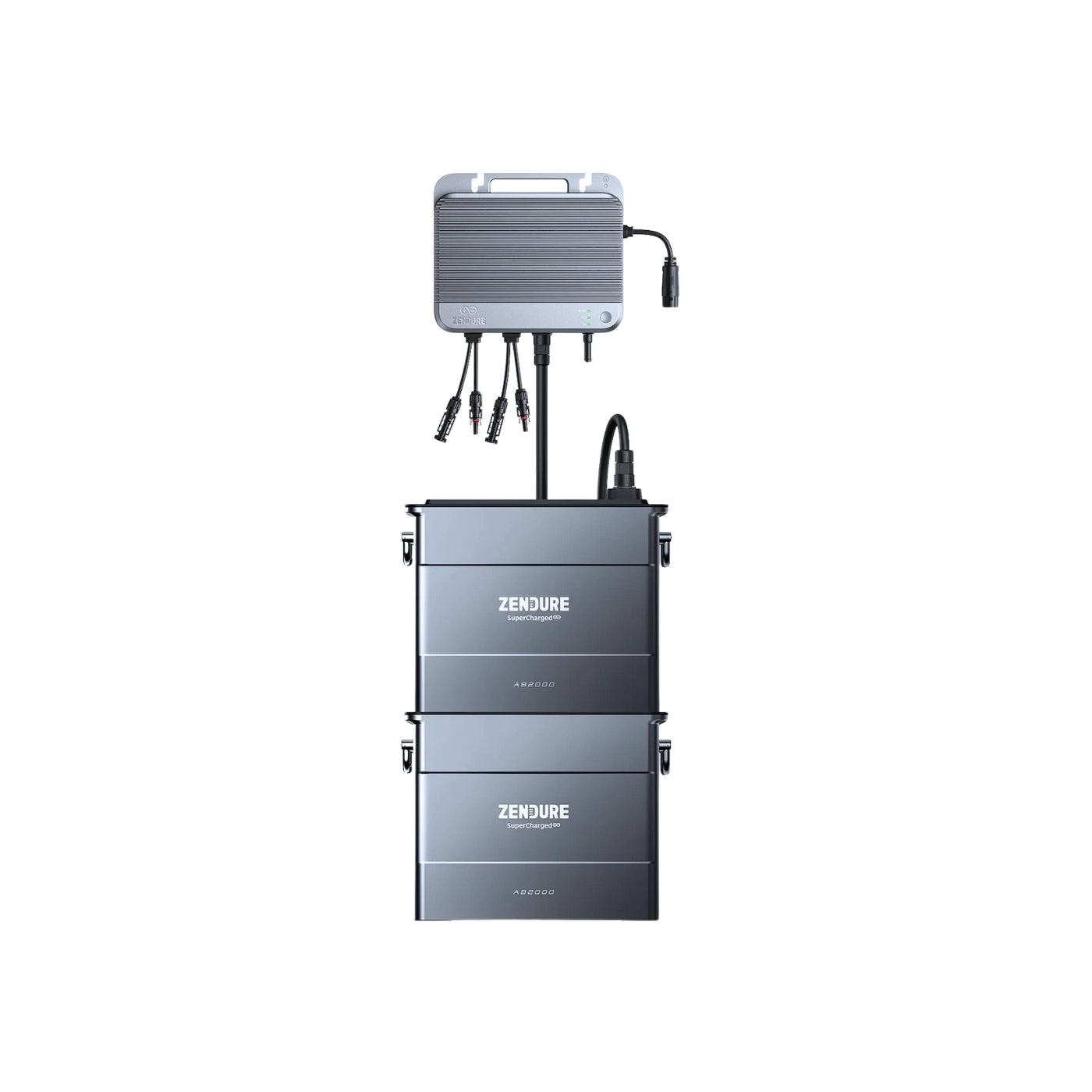 Zendure SolarFlow 800 mit 2x AB2000X Batterie – Produktansicht 01