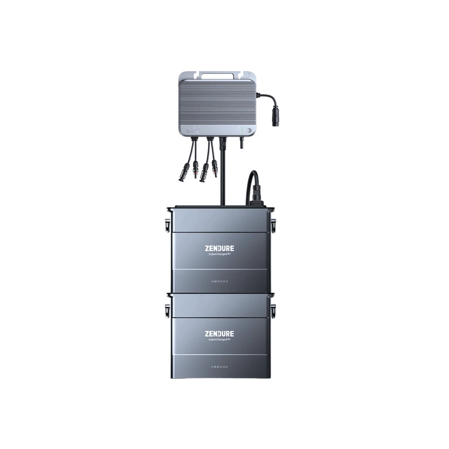 Zendure SolarFlow 800 mit 2x AB2000X Batterie – Produktansicht 01