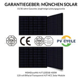Panel solar de vidrio MSMDxxxM6-HJT120DSB de 400 W – Vista del producto 05